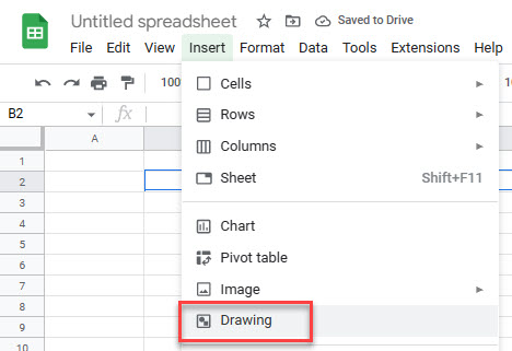 linespacing gs insert drawing