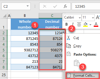 move decimal places 1