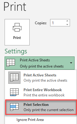 print only selected cells 4