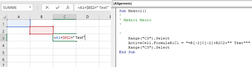 vba r1c1 formel