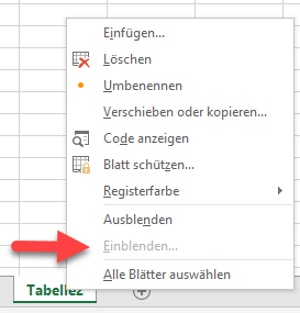 vba sehr ausgeblendetes blatt