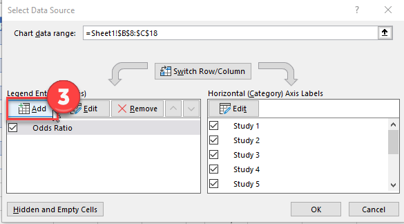 Add Empty Series Plot for Forest Graph