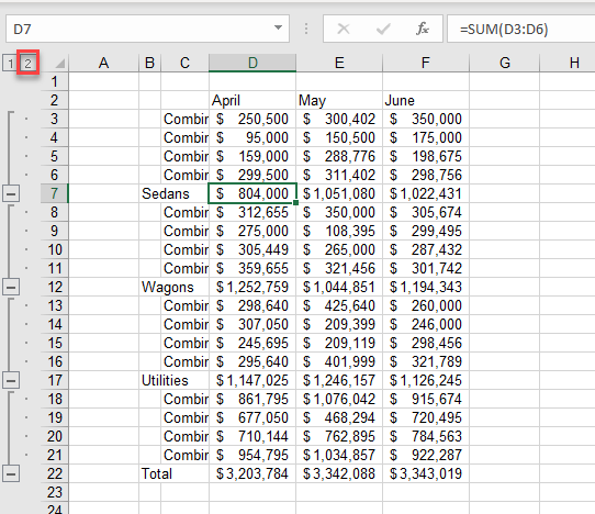 CombineSheets Expand All