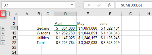 CombineSheets Expand one