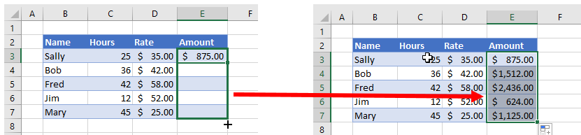 CopyCells Drag Formula