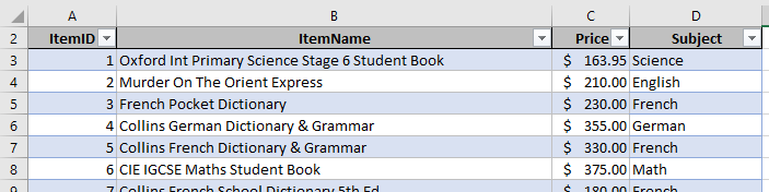 CreateDatabase Example