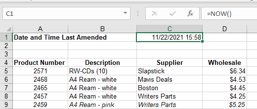 How to Insert Timestamp in Excel & Google Sheets - Automate