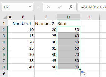 apply formula entire column 2