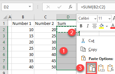 apply formula entire column 7