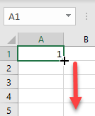 auto number rows column 1