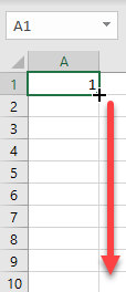 auto number rows column 5