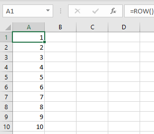auto number rows column 6