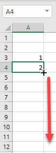 auto number rows column 8