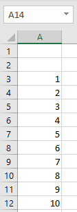 auto number rows column 9