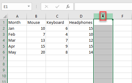 delete infinite rows columns 11