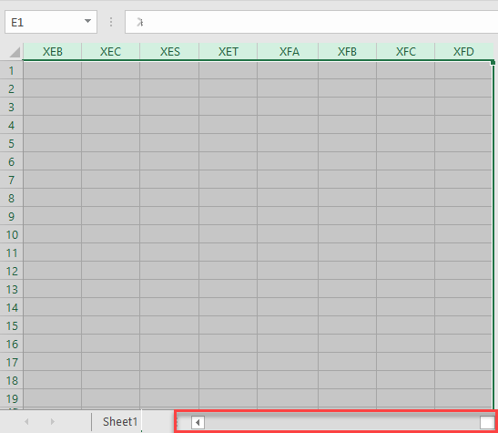 delete infinite rows columns 12