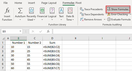 display print formulas 1