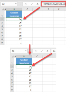 How to Freeze Random Numbers in Excel & Google Sheets - Automate Excel