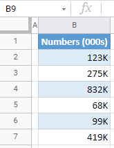 google sheets thousands number format 4