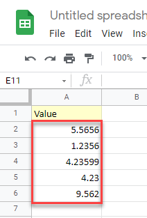 prevent rounding 10