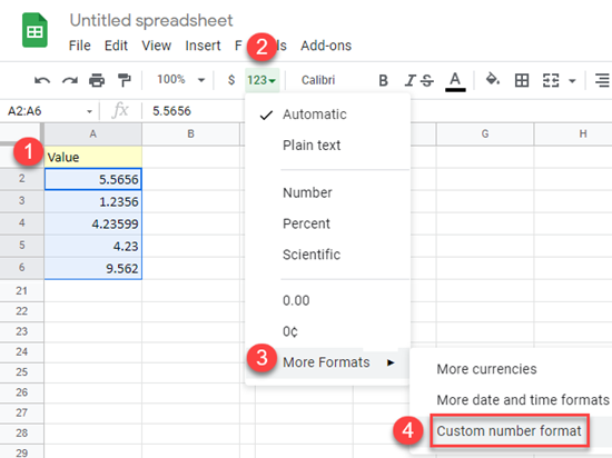 round numbers without formula 11