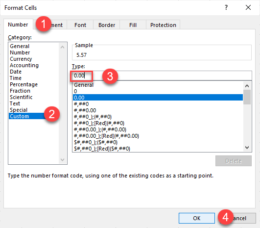 round numbers without formula 8