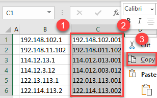 sort ip address 3