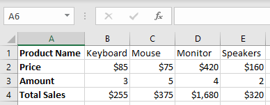 transpose rows columns 4