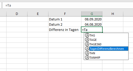 vba funktionen dropdown