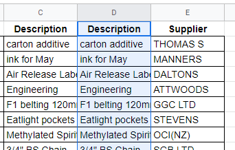 CopyCells gs column pasted