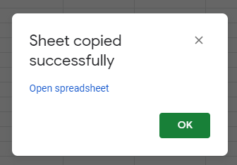 CopySheets GS Copy