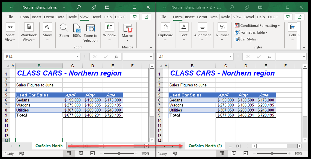 Copy Sheets Example