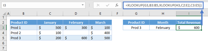 Double(Nested) XLOOKUP 07