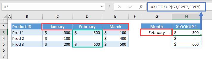 Double(Nested) XLOOKUP 08