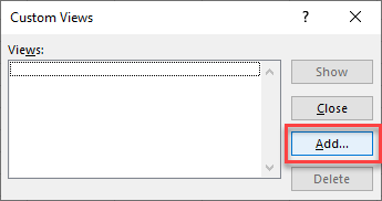 HorizontalFilter add view