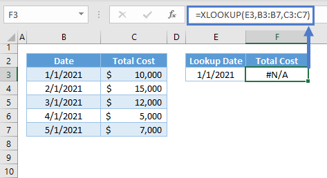 XLOOKUP by Date 09