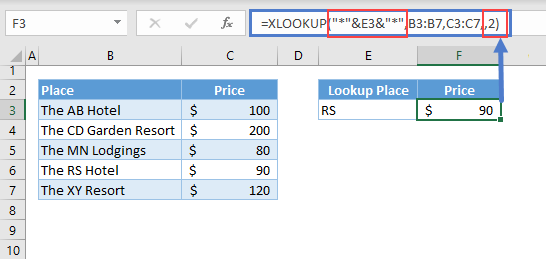 XLOOKUP by text 11