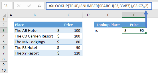 XLOOKUP by text 12