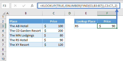 XLOOKUP by text 20