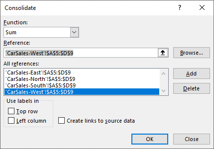 consolidatedata all references