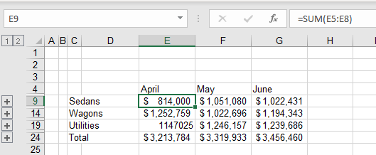 consolidatedata category linked