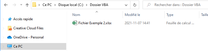 comment renommer fichier excel