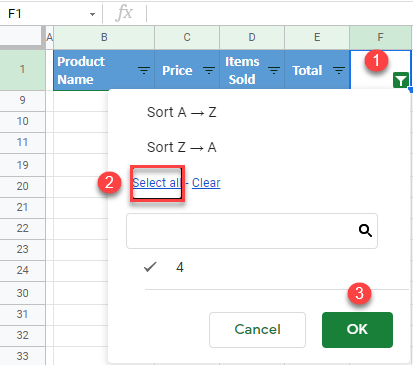 google sheets delete blank rows 6