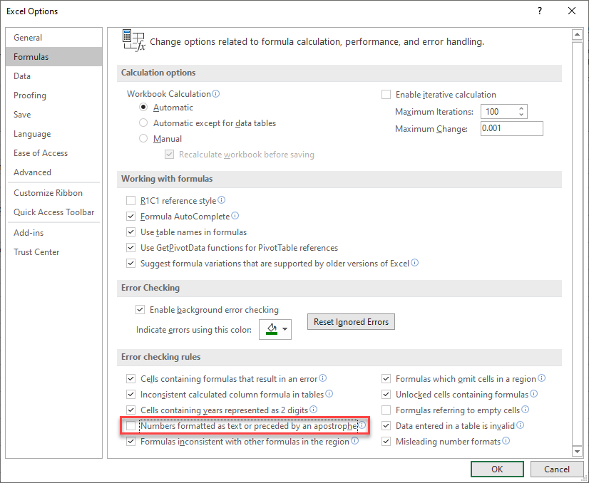 greentriangle-disable number text error