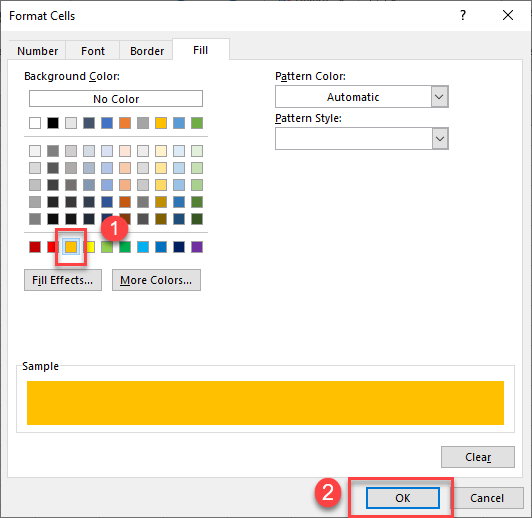 select-every other row select color