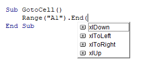 vba end eigenschaft syntax