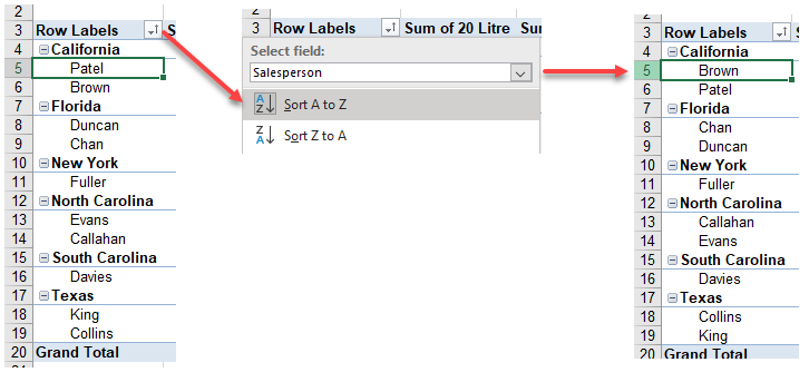 pivot sort double sort