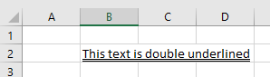 underline double underline