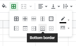 underline gs bottomborder