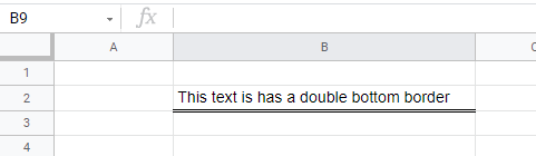 underline-gs double bottom border